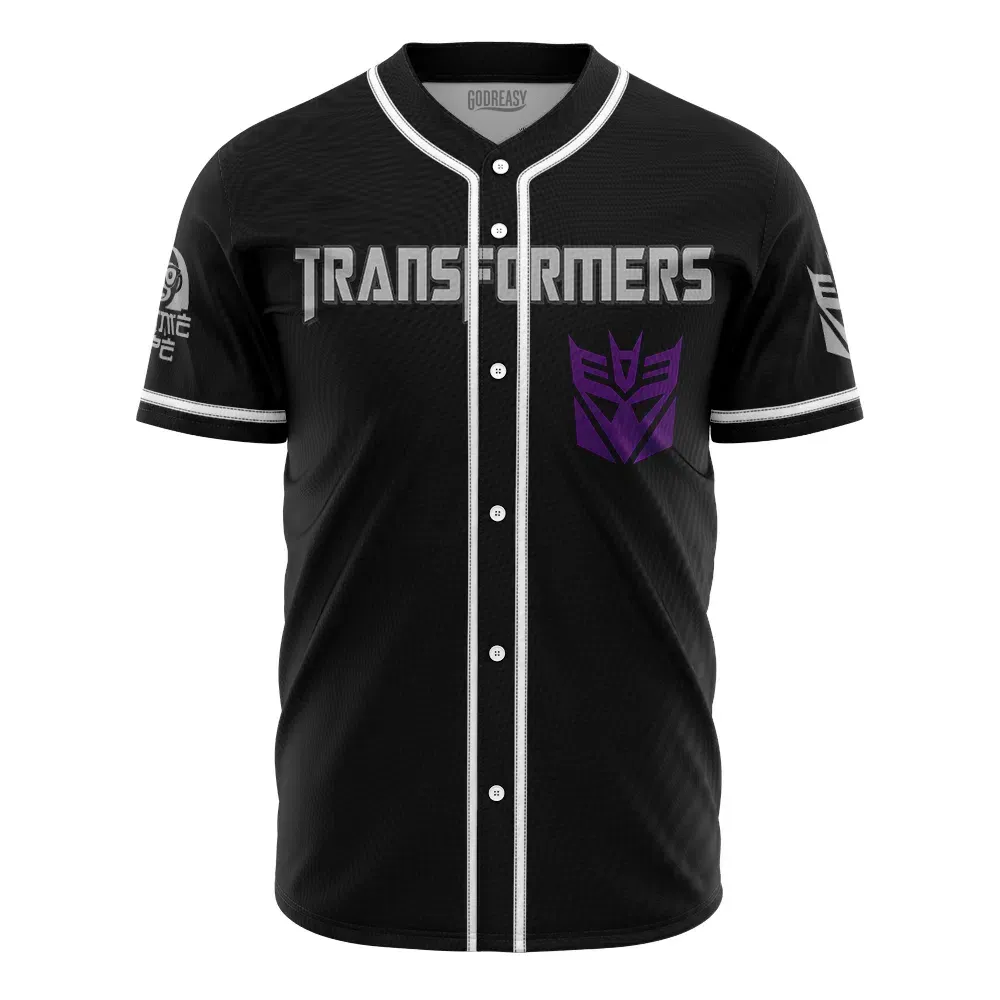  Baseball Jersey Decepticons Transformers, Decepticons Transformers Jersey
