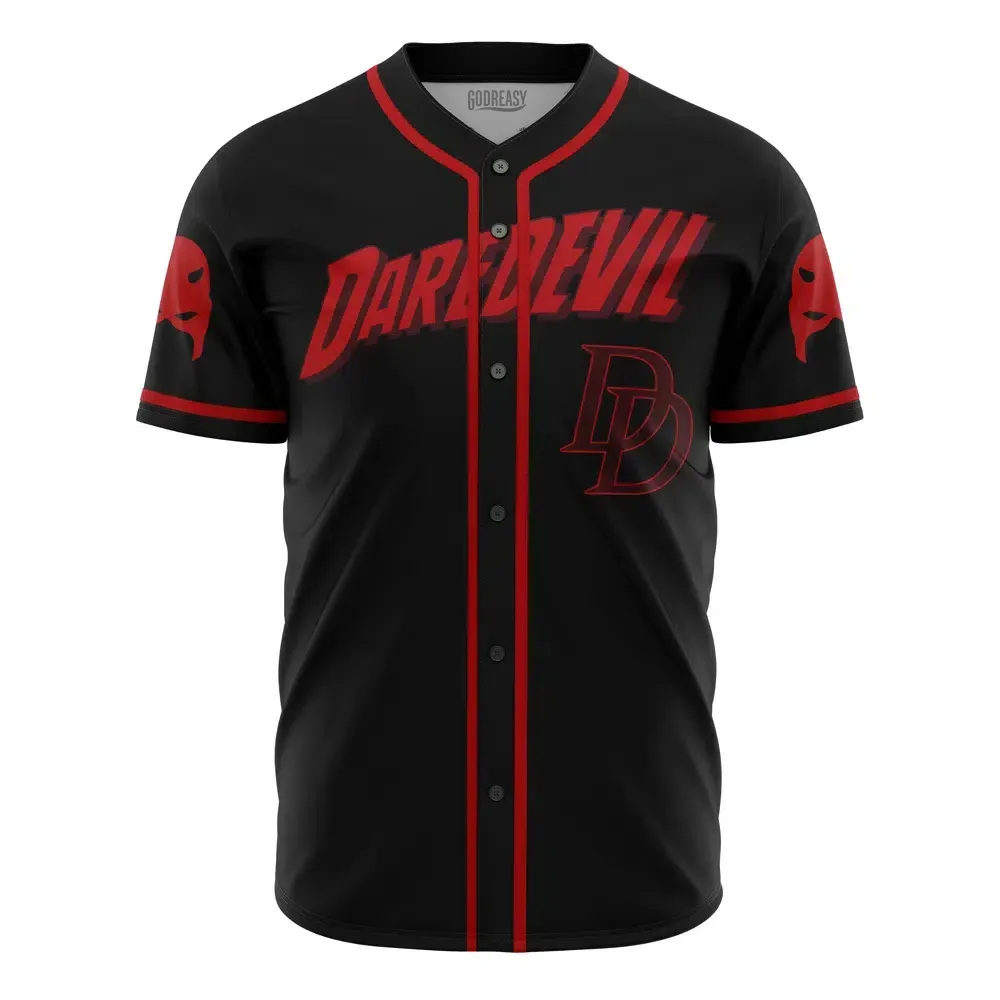  Baseball Jersey Daredevil Marvel, Daredevil Marvel Jersey