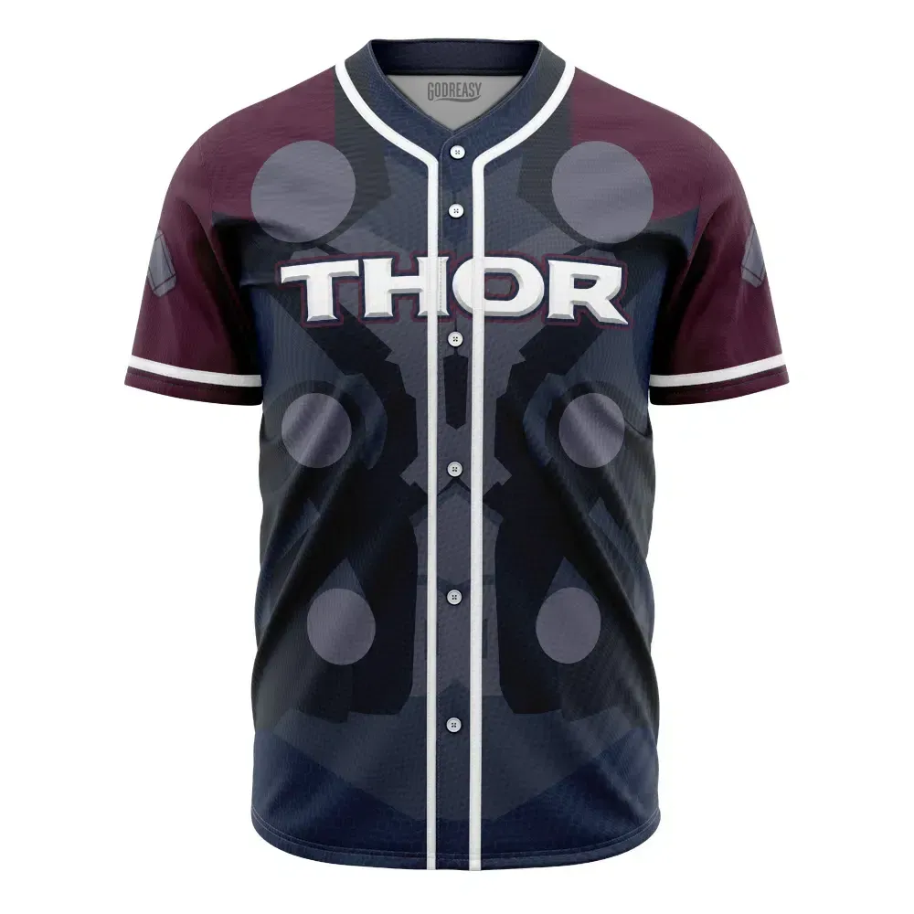  Baseball Jersey Personalized Thor Marvel, Personalized Thor Jersey
