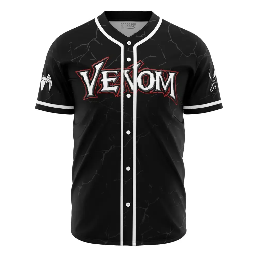  Baseball Jersey Personalized Venom Marvel, Personalized Venom Jersey