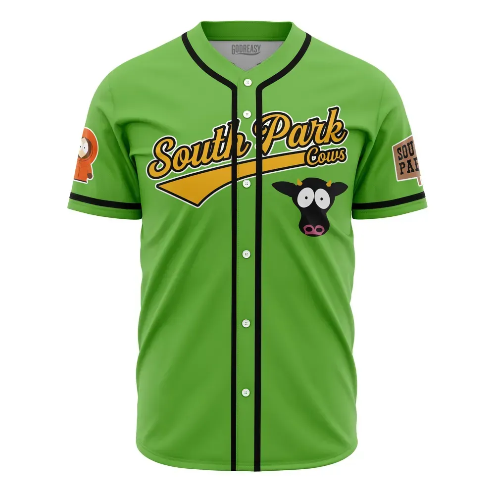  Baseball Jersey South Park Cows McCormick South Park, South Park Jersey