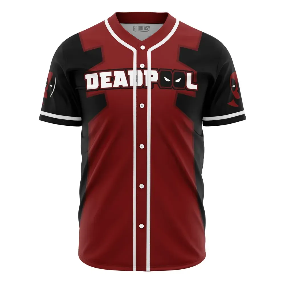  Baseball Jersey Deadpool Marvel, Deadpool Marvel Jersey