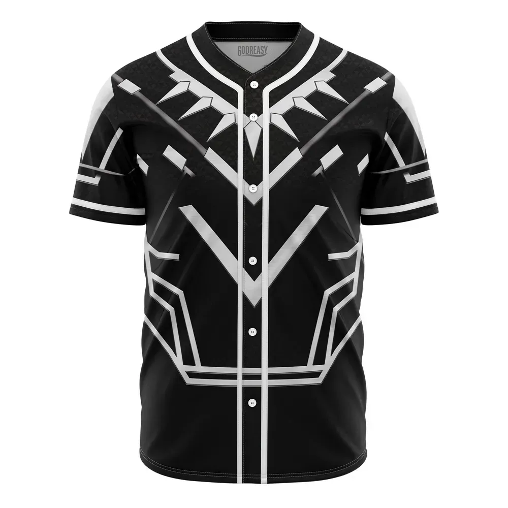  Baseball Jersey Black Panther Cosplay Marvel, Black Panther Jersey