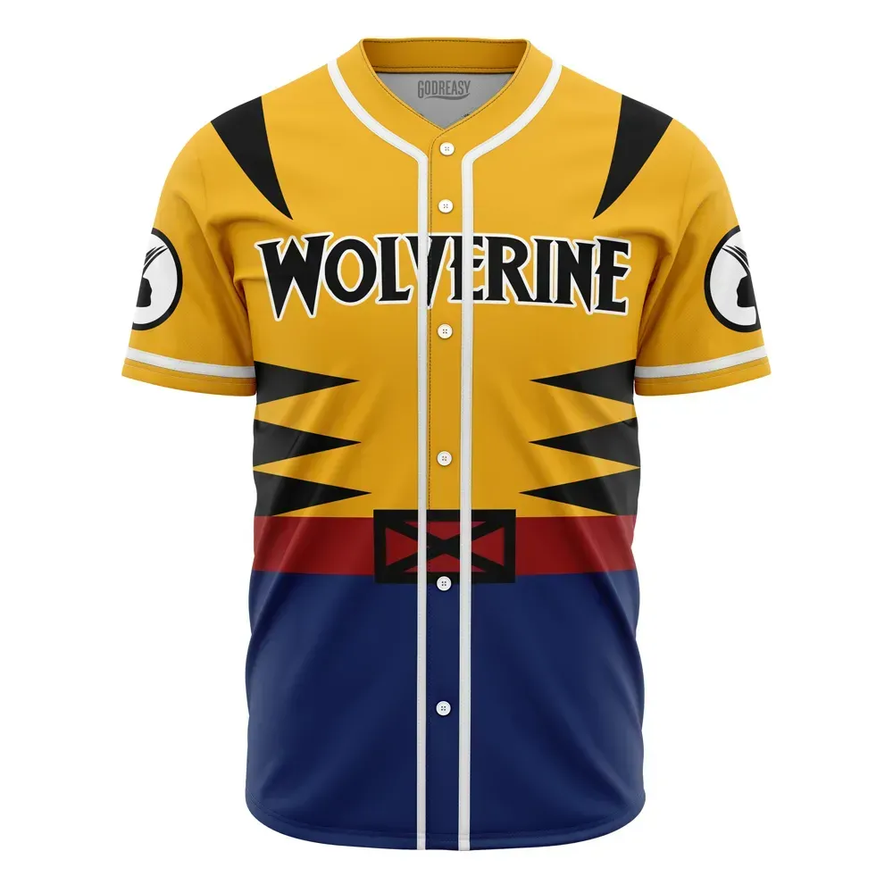  Baseball Jersey Wolverine Marvel, Wolverine Marvel Jersey