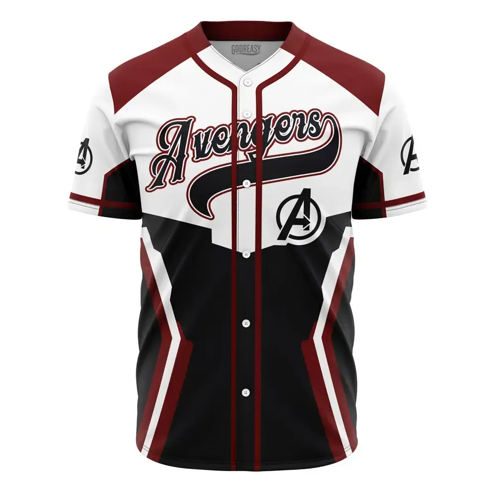  Baseball Jersey Personalized Avengers Endgame Marvel, Personalized Avengers Jersey