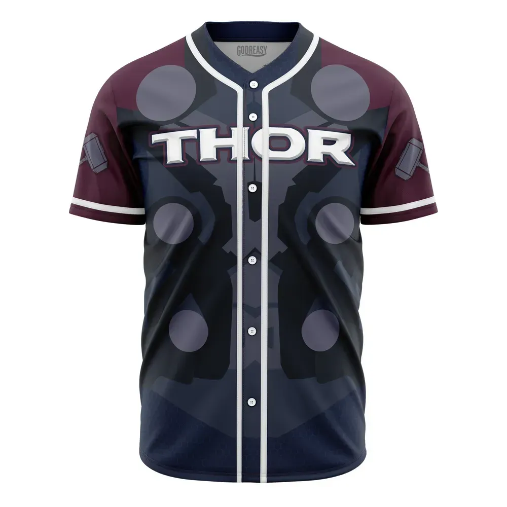  Baseball Jersey Thor Marvel, Thor Marvel Jersey