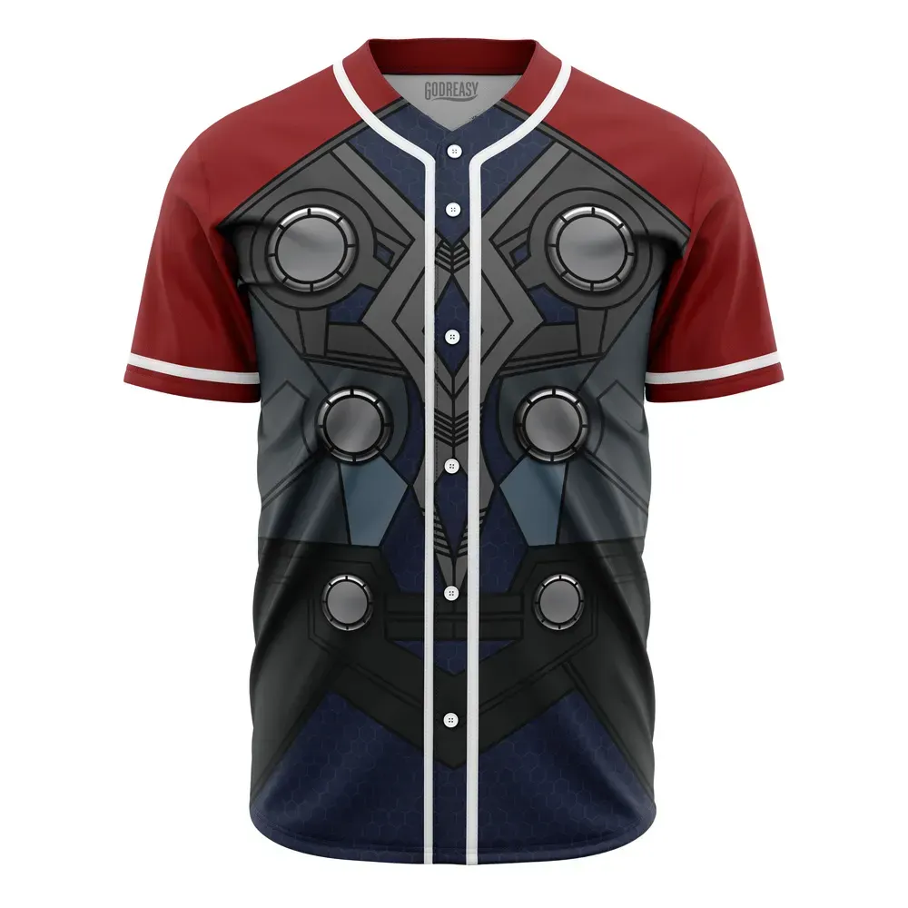  Baseball Jersey Thor Cosplay Marvel, Thor Cosplay Jersey
