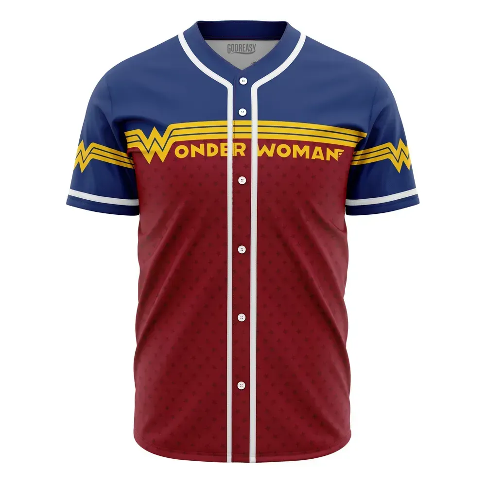 Baseball Jersey Wonder Woman DC Comics, Wonder Woman Jersey
