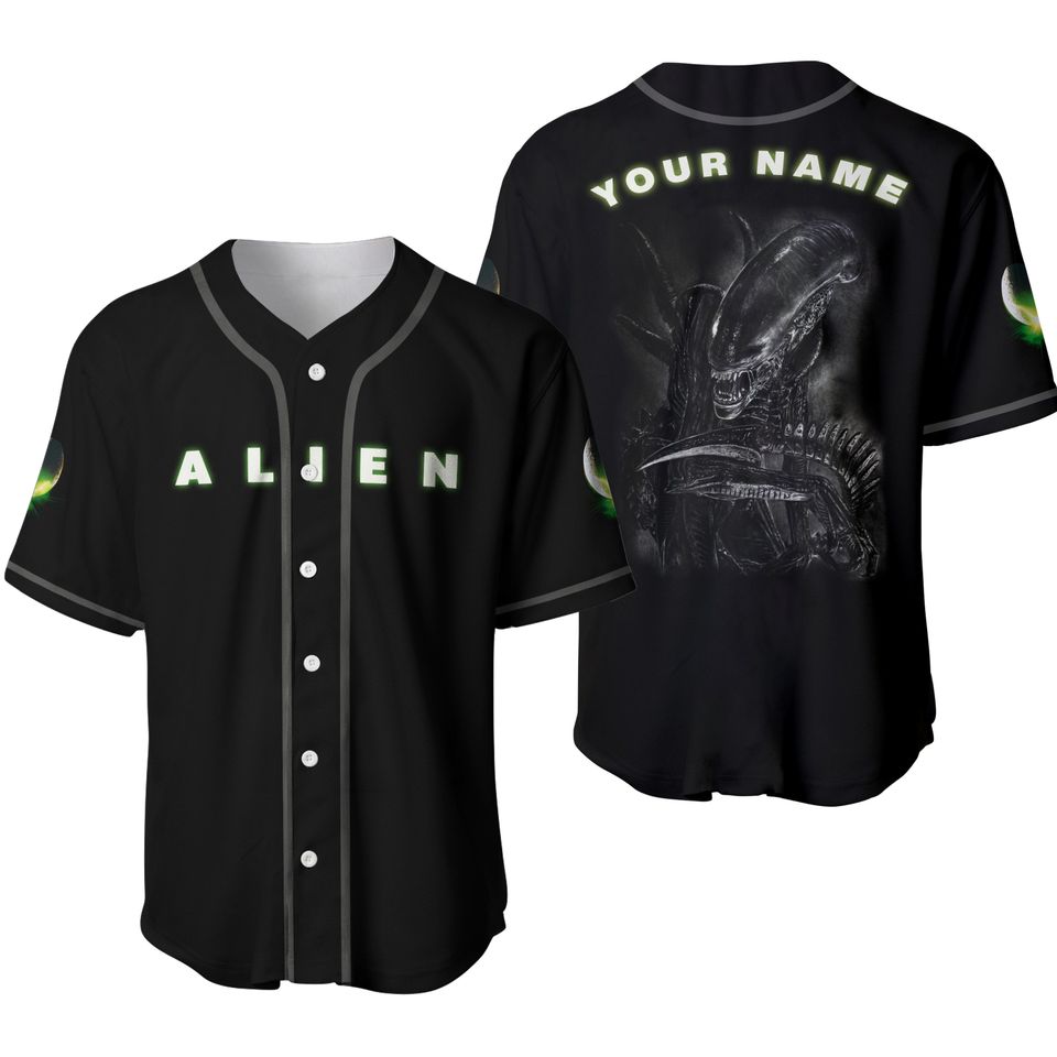 Alien 3 Baseball Jersey, Kid Youth Adult Baseball Jersey