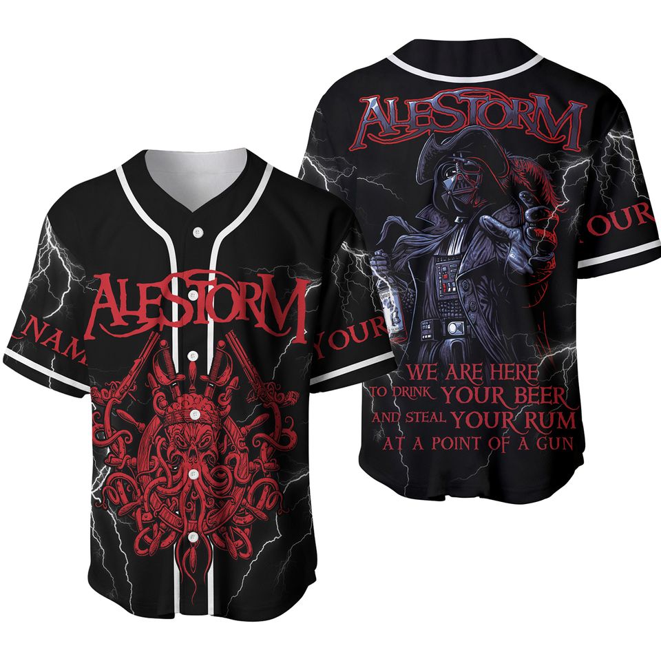 Alestorm Band Alestorm Baseball Style Jersey For Women