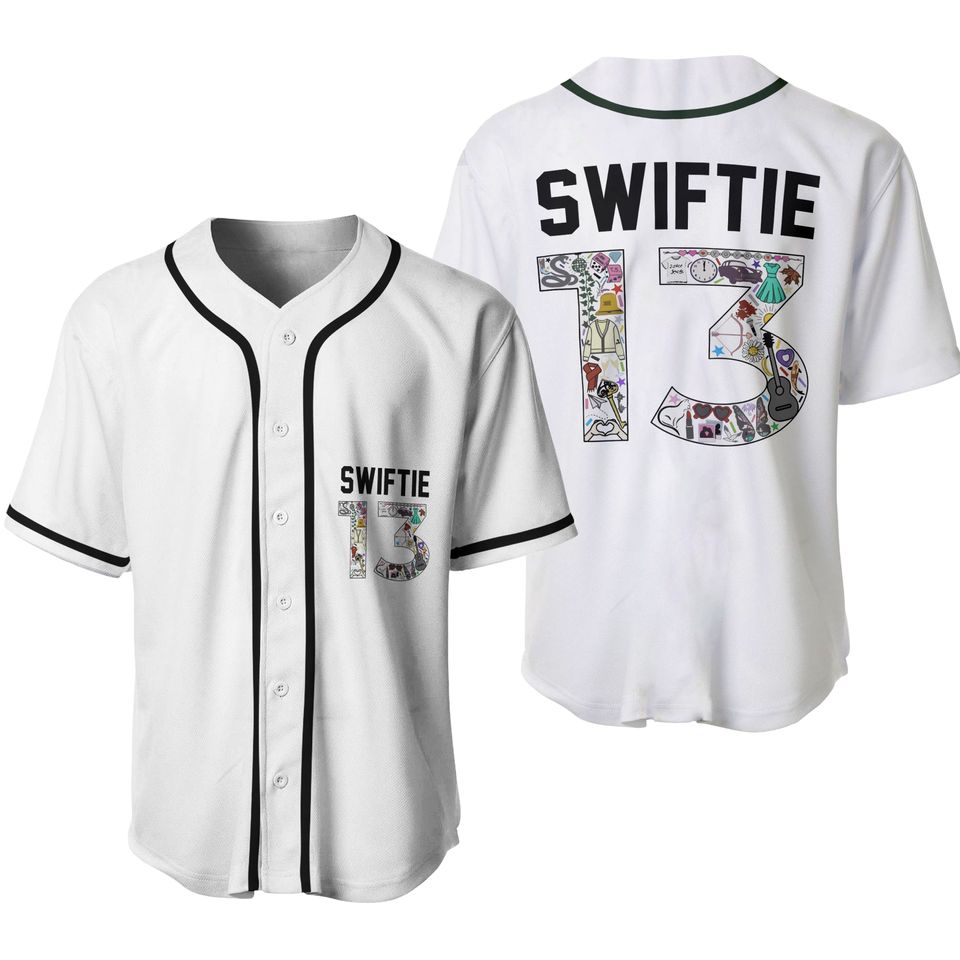 13 Taylor Swift Version Baseball Style Jersey For Men