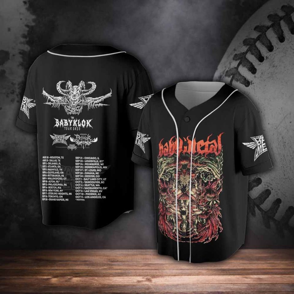 Babymetal Us Tour Kpop Baseball Jersey, Baseball