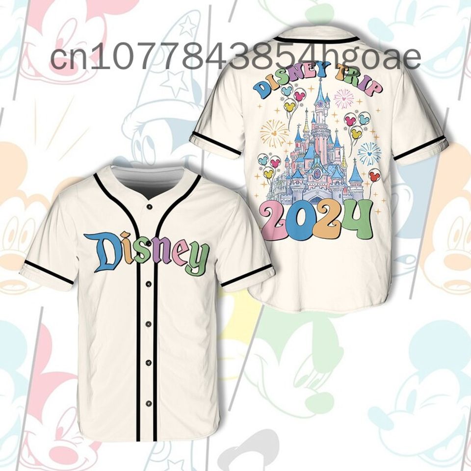 2024 New Custom Disneyland Baseball Jersey
