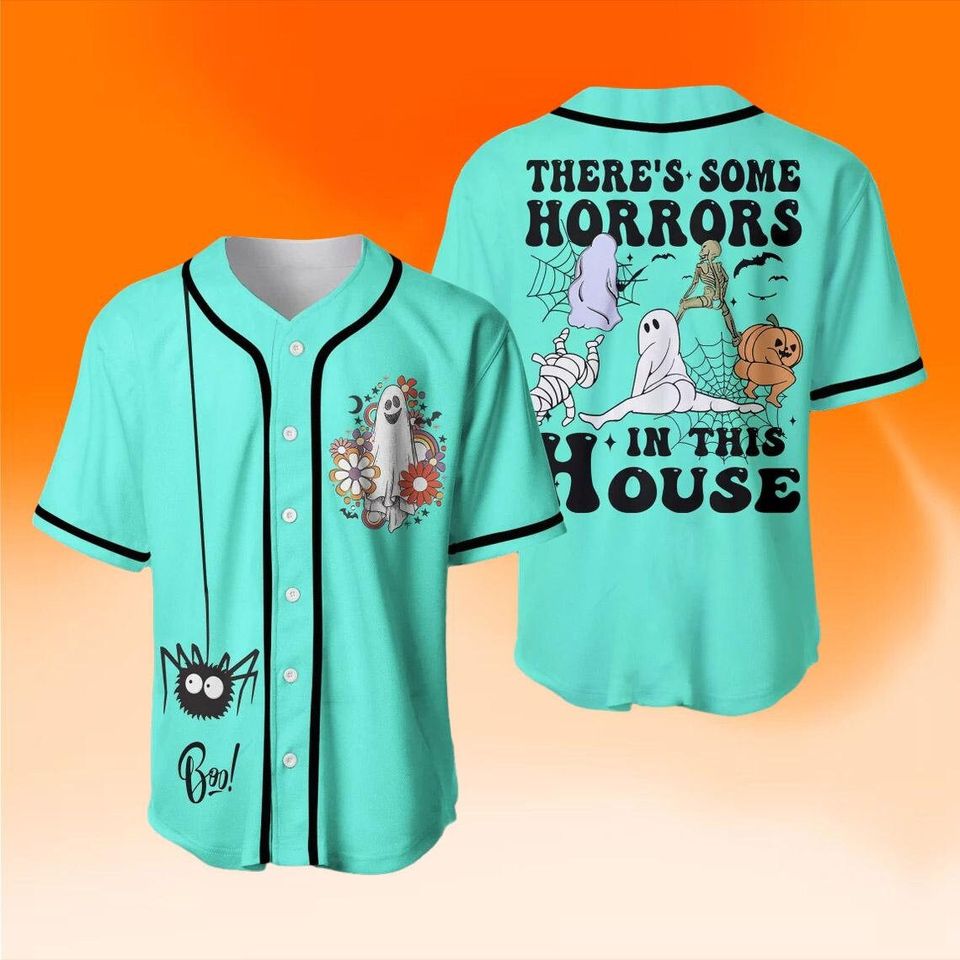  Baseball Jersey, There Some Horrors In The House Baseball Jersey