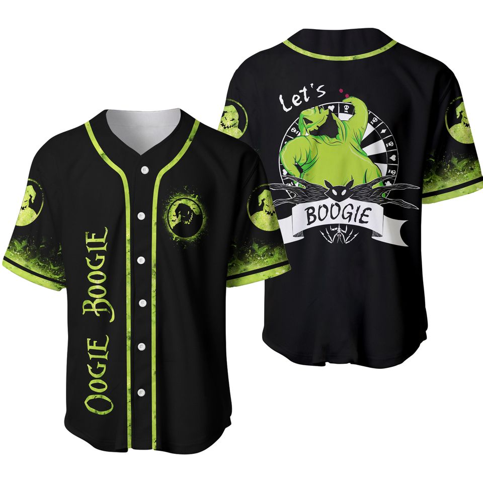  Baseball Jersey Oogie Boogie Baseball Jersey