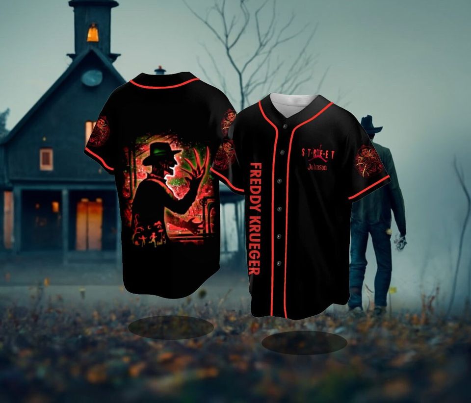 A Nightmare On Elm Street, Horror Baseball Jersey