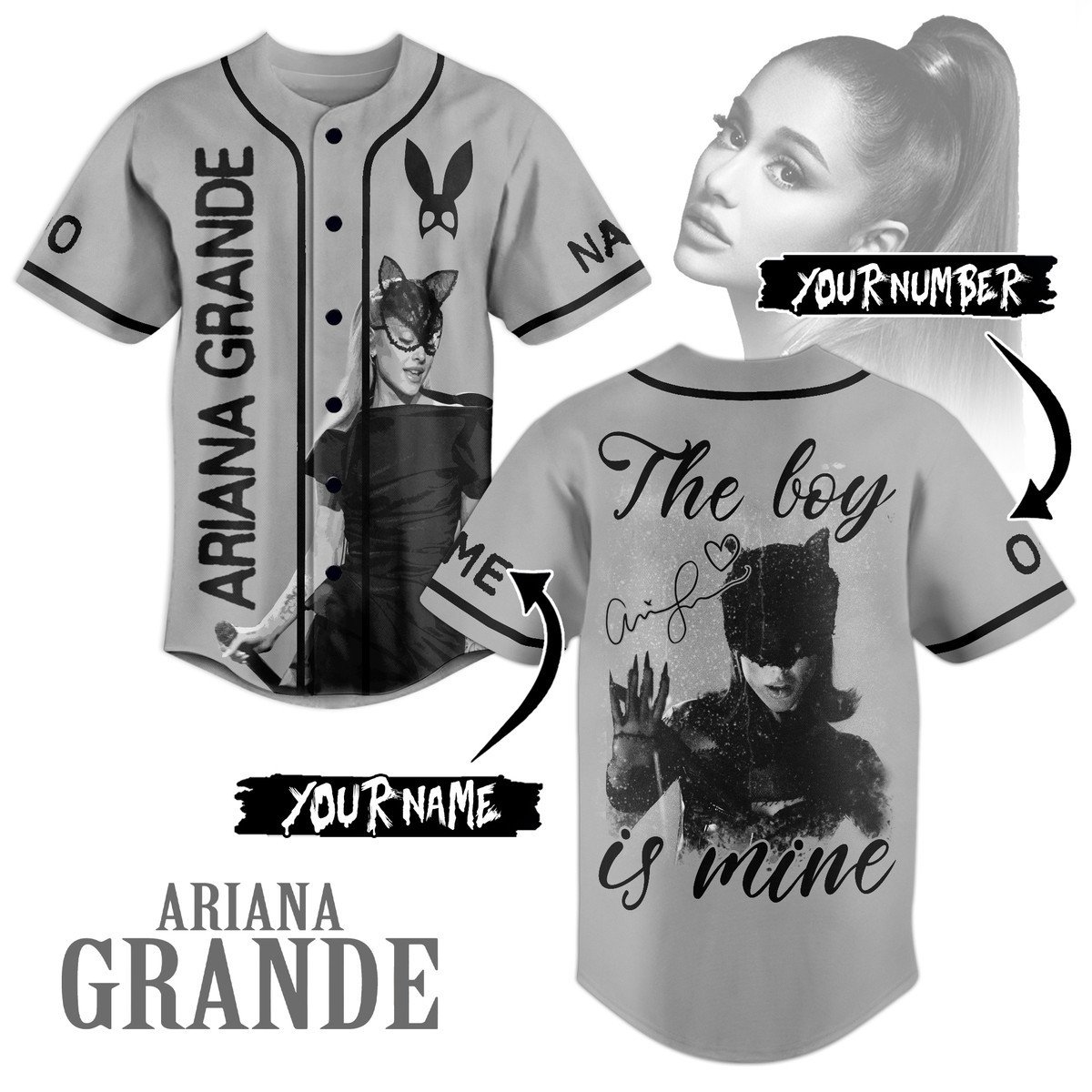 Ariana Grande For Fans Baseball Style Jersey For Men