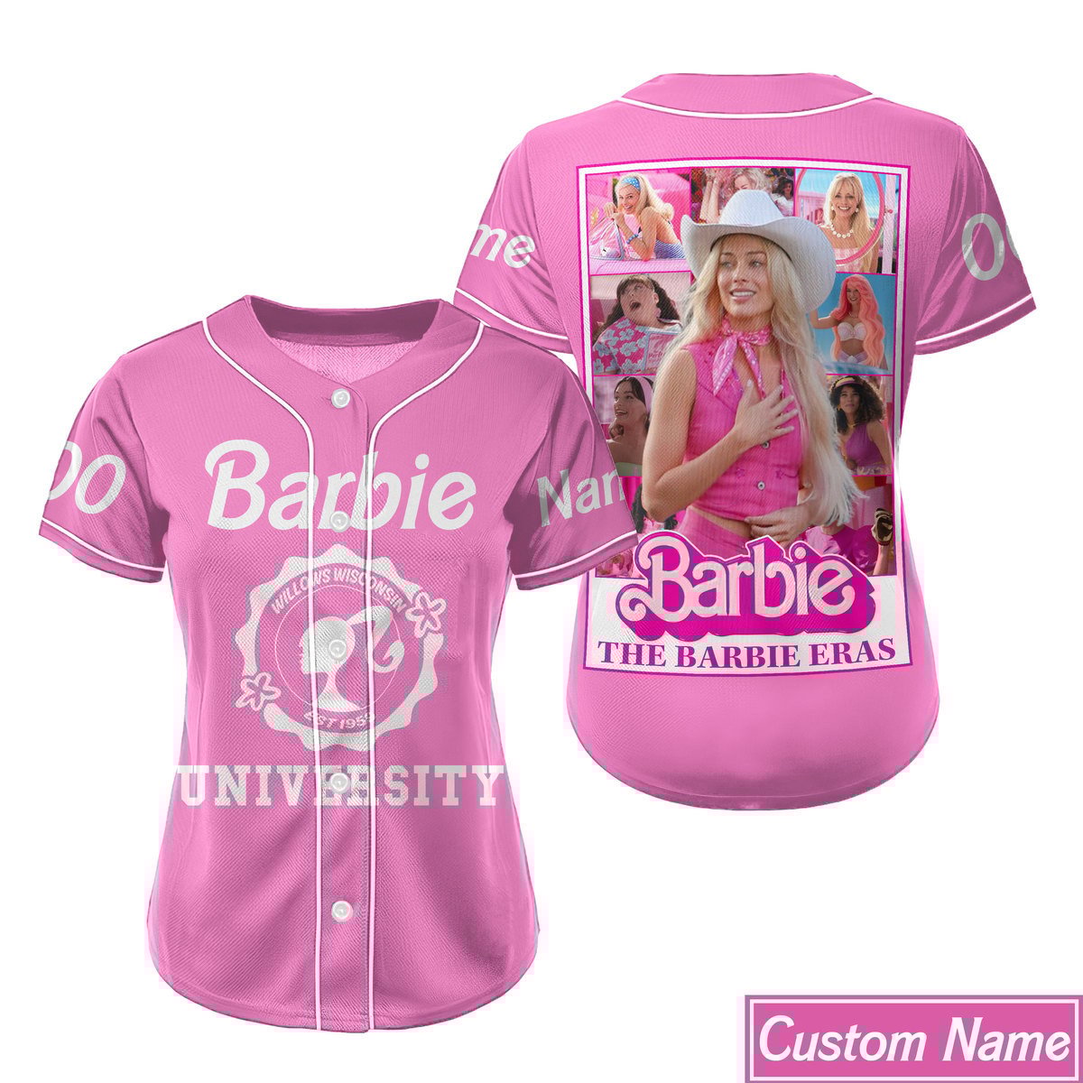 Barbie For Fans Baseball Style Jersey For Men