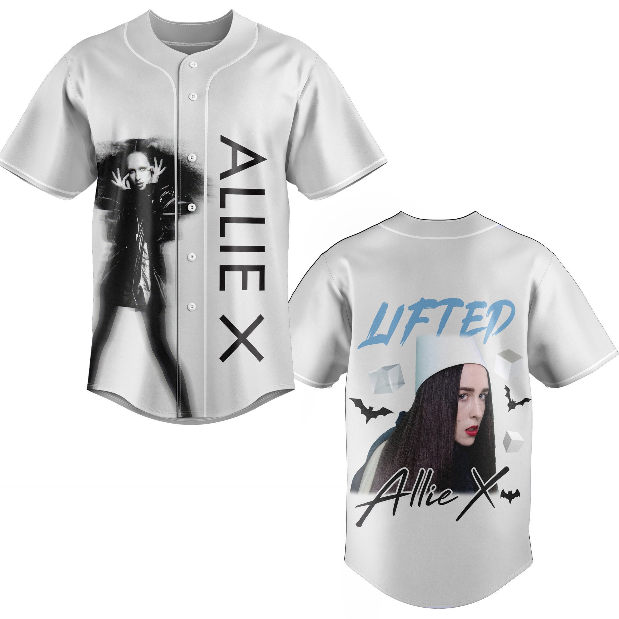 Allie X For Fans Baseball Style Jersey For Women