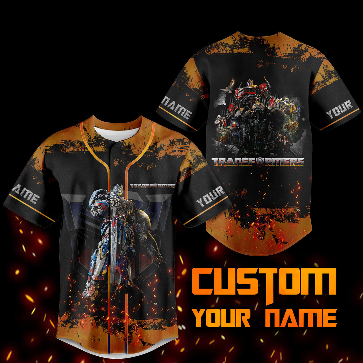 Autobot For Fans Baseball Style Jersey For Women