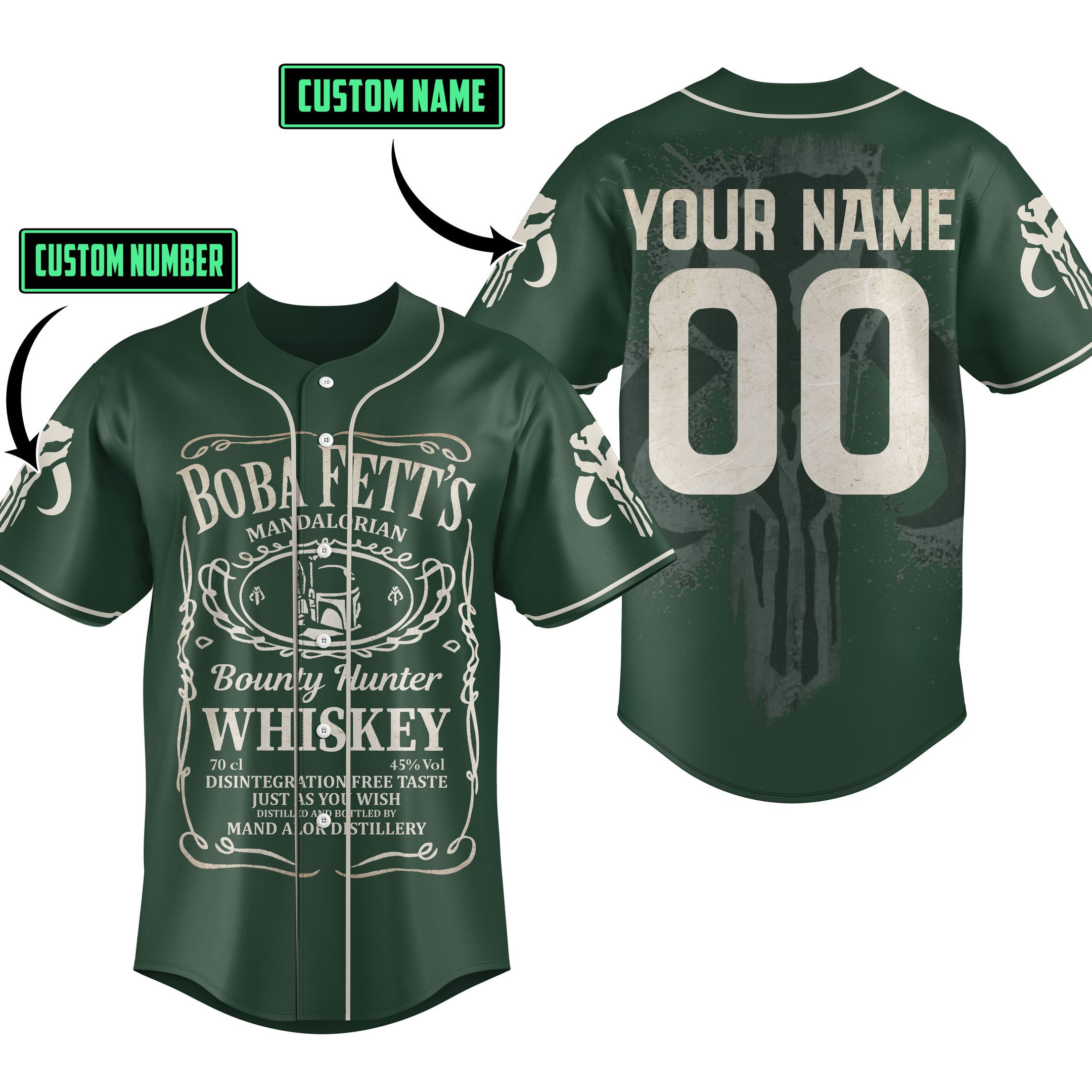 Boba Fett For Fans Baseball Style Jersey For Men
