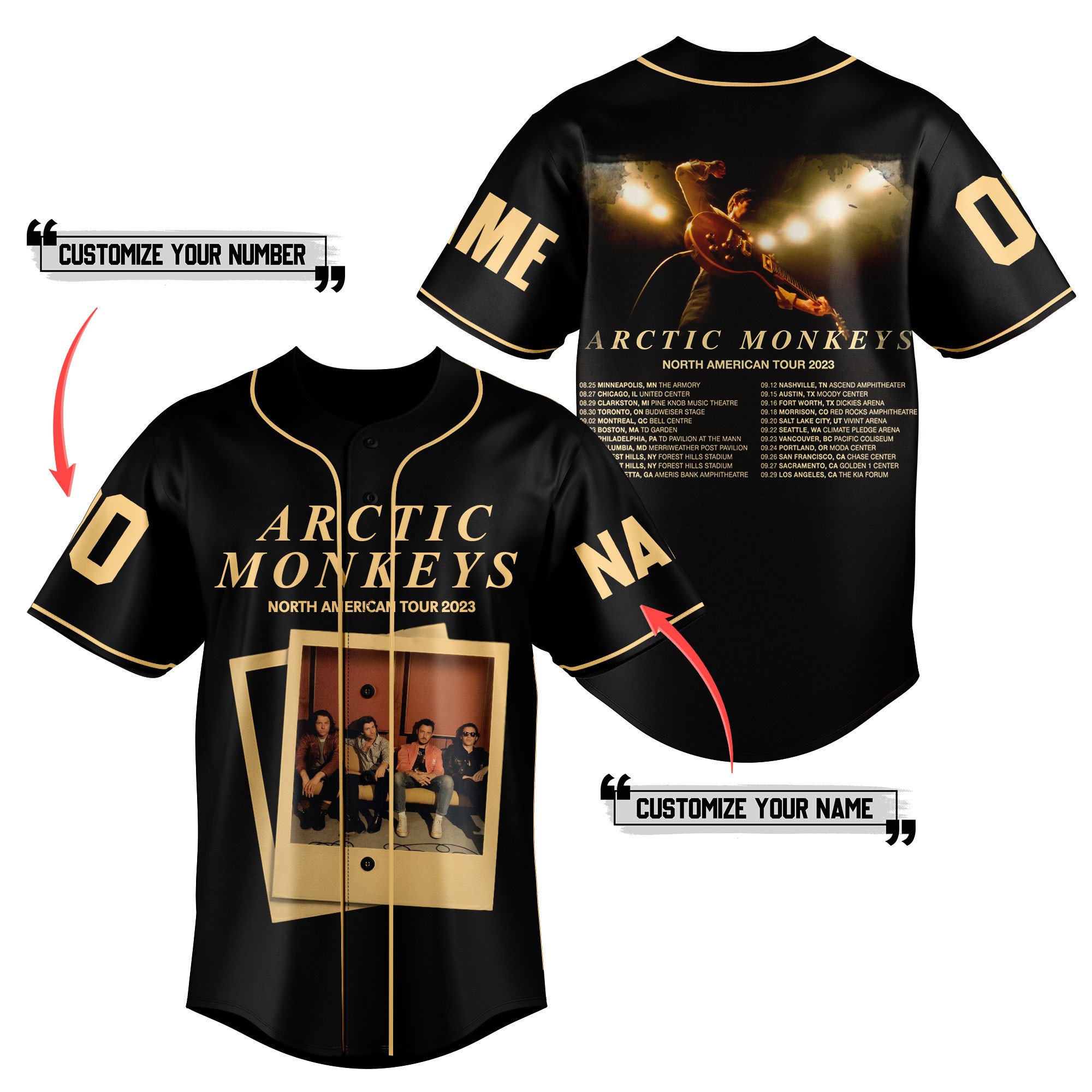 Arctic Monkeys For Fans Baseball Style Jersey For Women