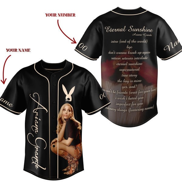 Ariana Grande For Fans Baseball Style Jersey For Women