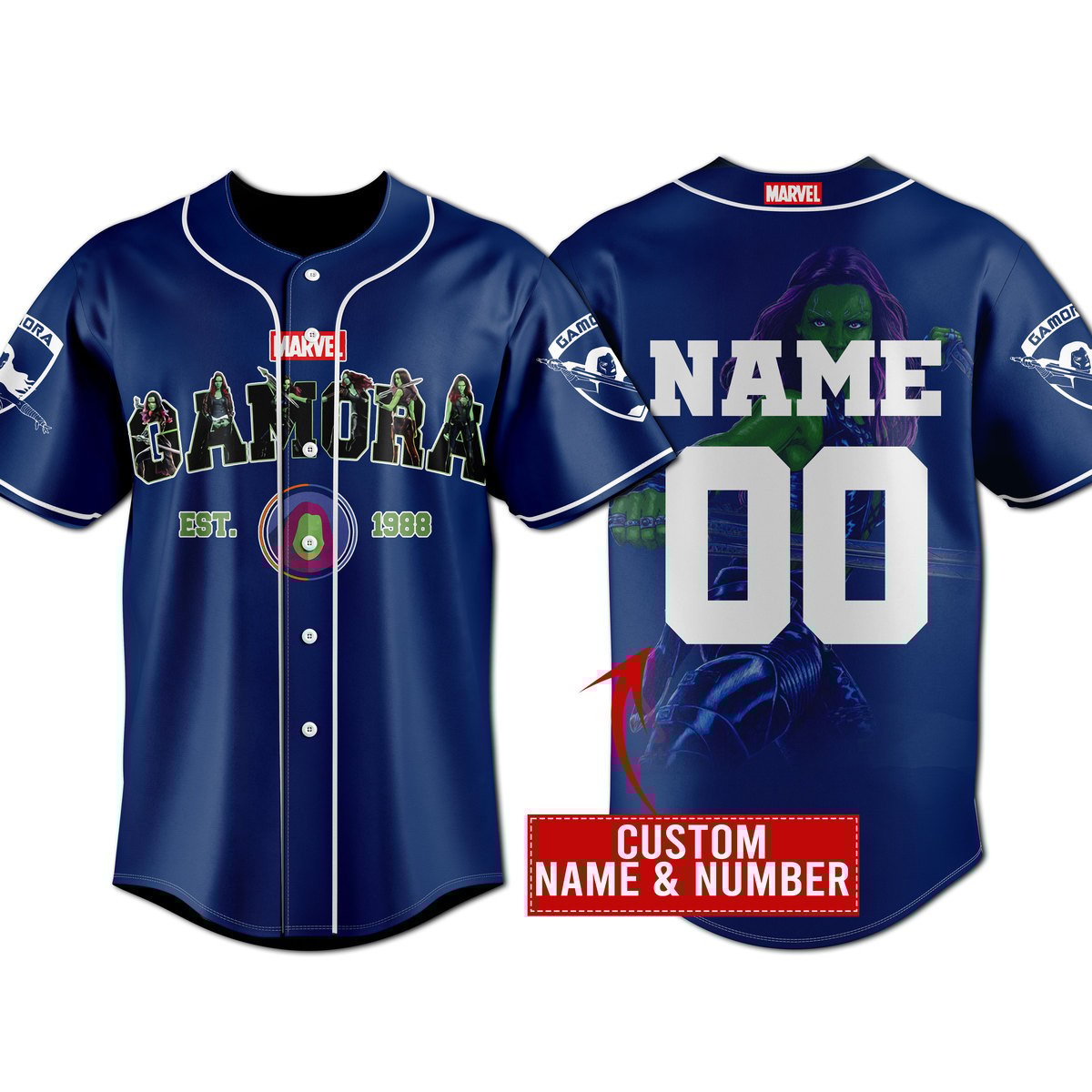 Gamora For Fans Baseball Style Jersey For Men