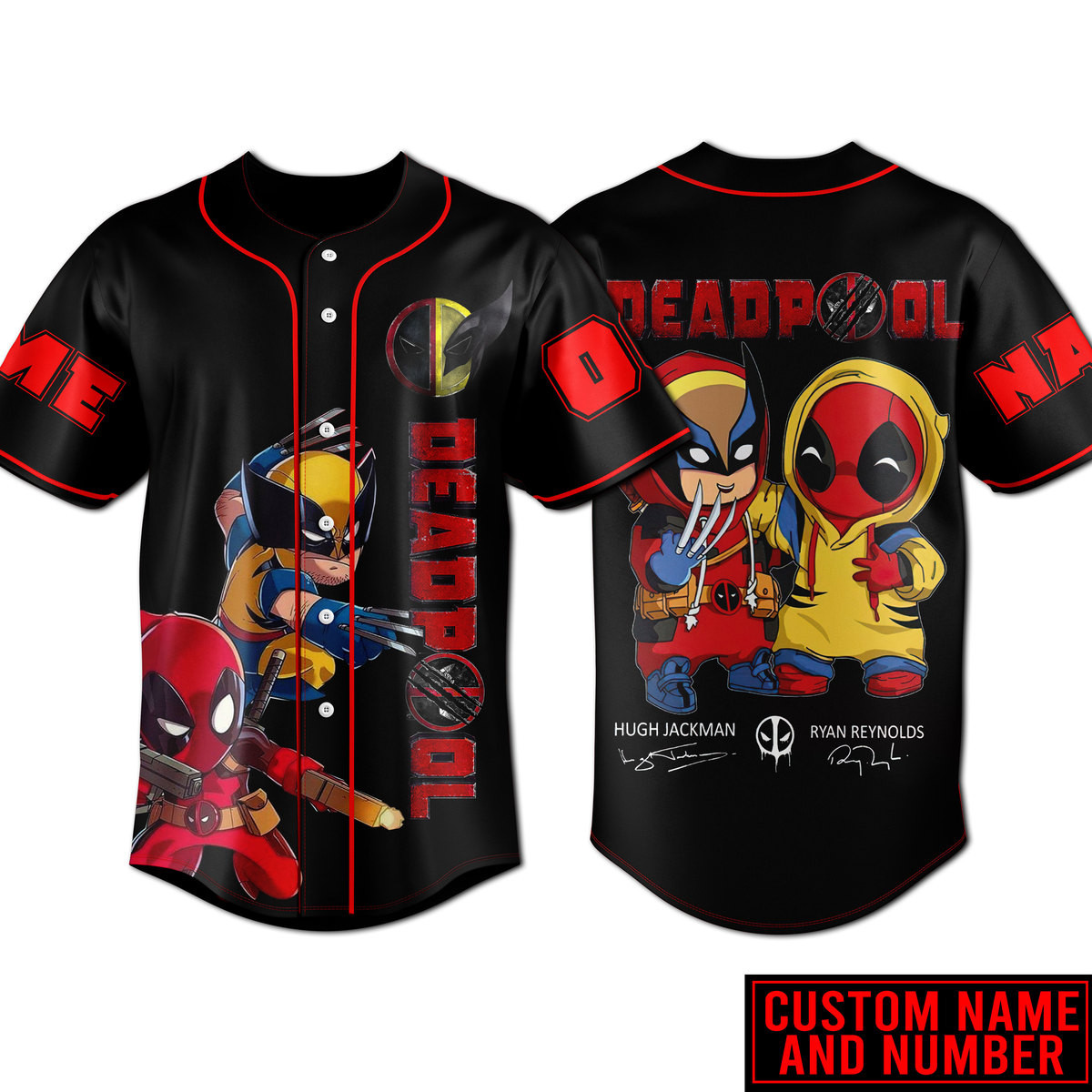 Deadpool For Fans Baseball Style Jersey For Women