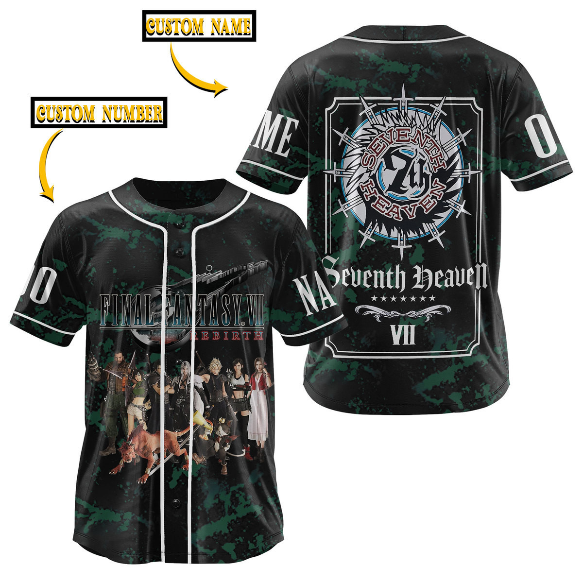 Final Fantasy For Fans Baseball Style Jersey For Women