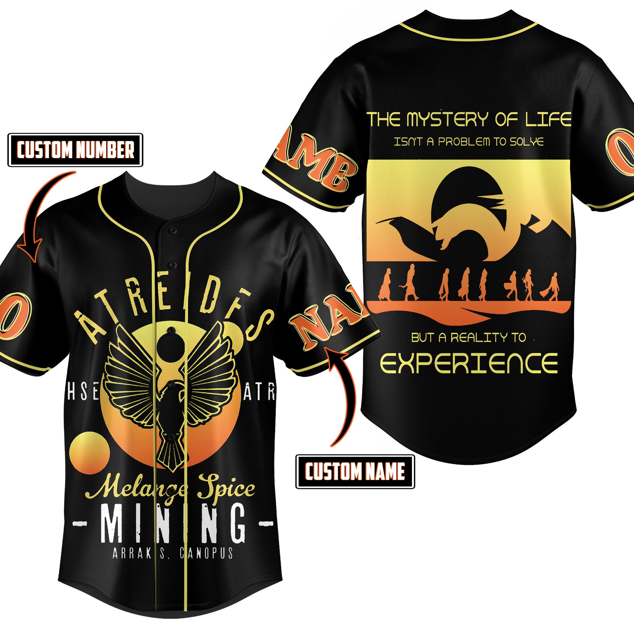 Atreides Melange Spice Mining Baseball Jersey For Fans
