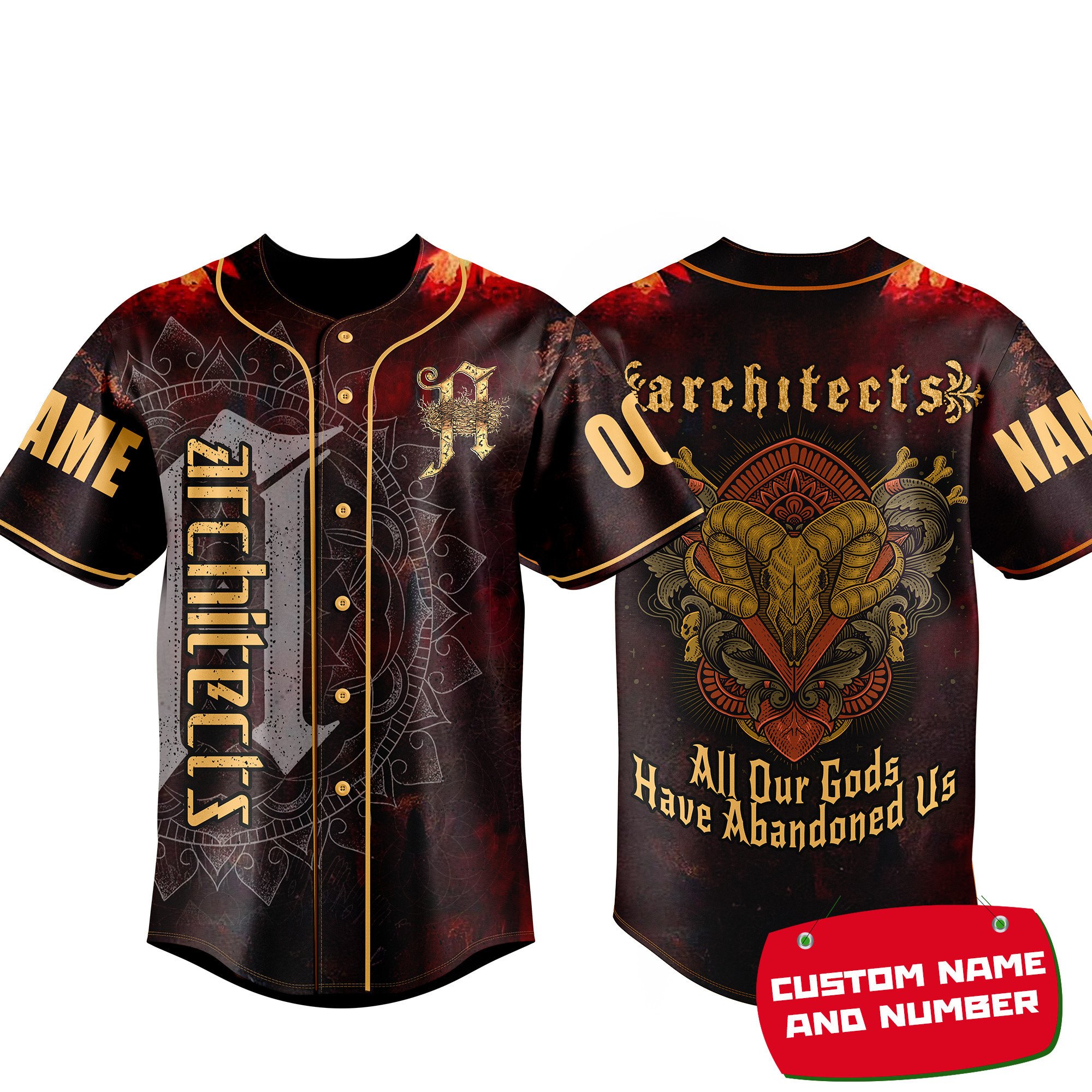 Architects For Fans Baseball Style Jersey For Men