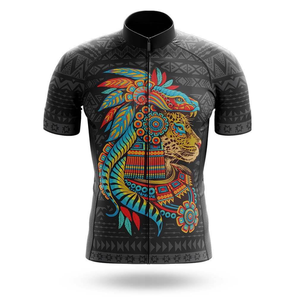 Mexican Aztec Jaguar Cycling Jersey For Men/Women