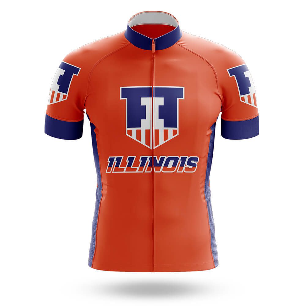 Illinois Shield Cycling Jersey For Men/Women