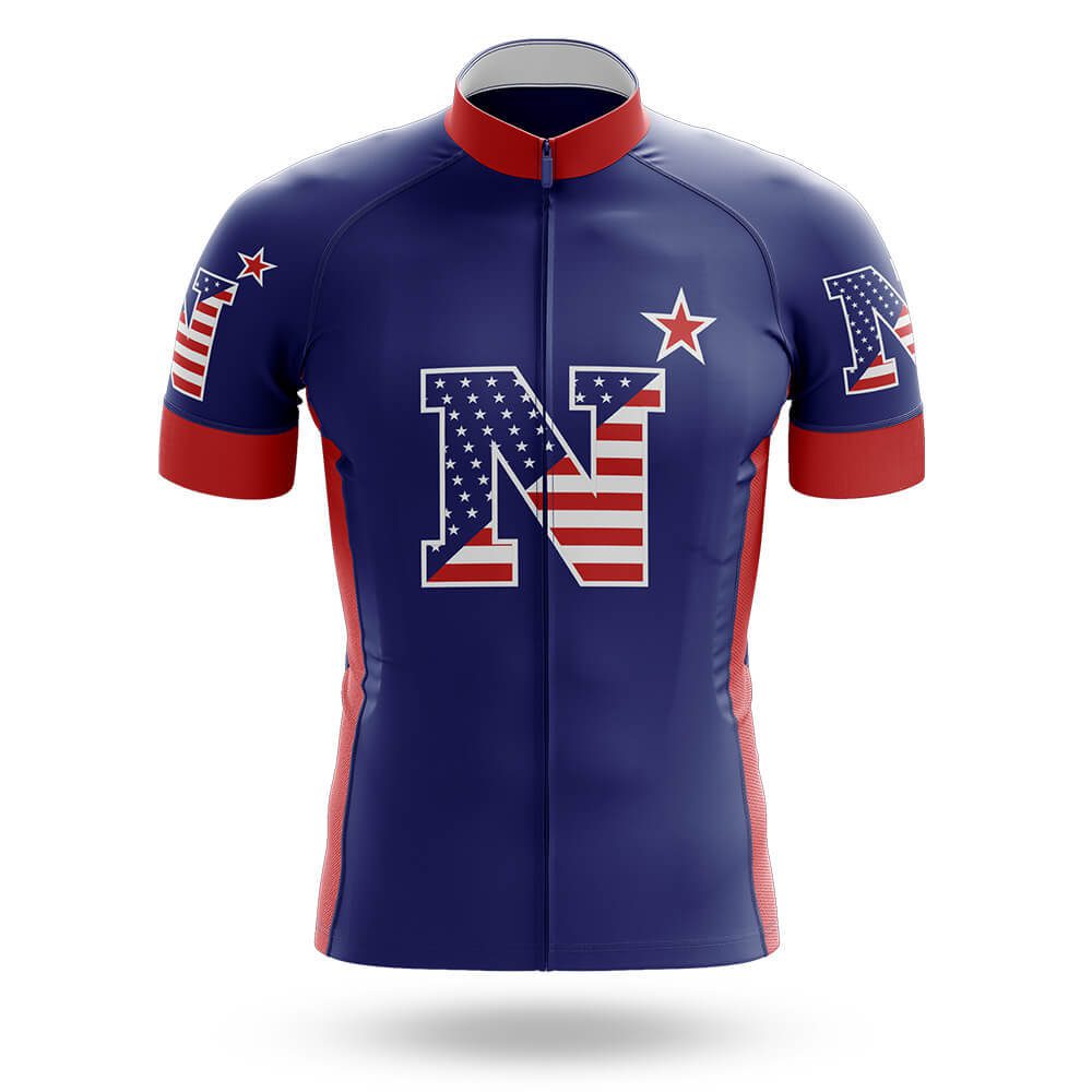 Patriotic Navy Midshipmen Cycling Jersey For Men/Women