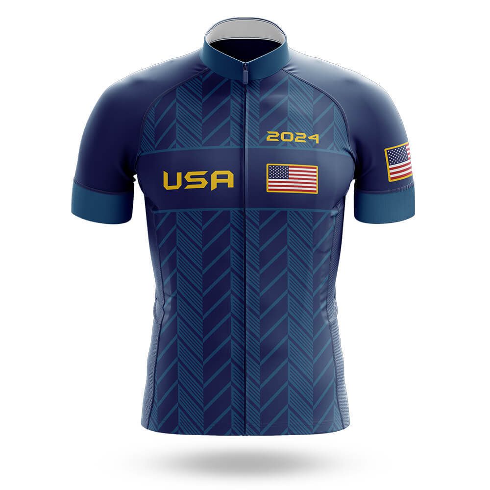 Usa 2024 Cycling Jersey For Men/Women