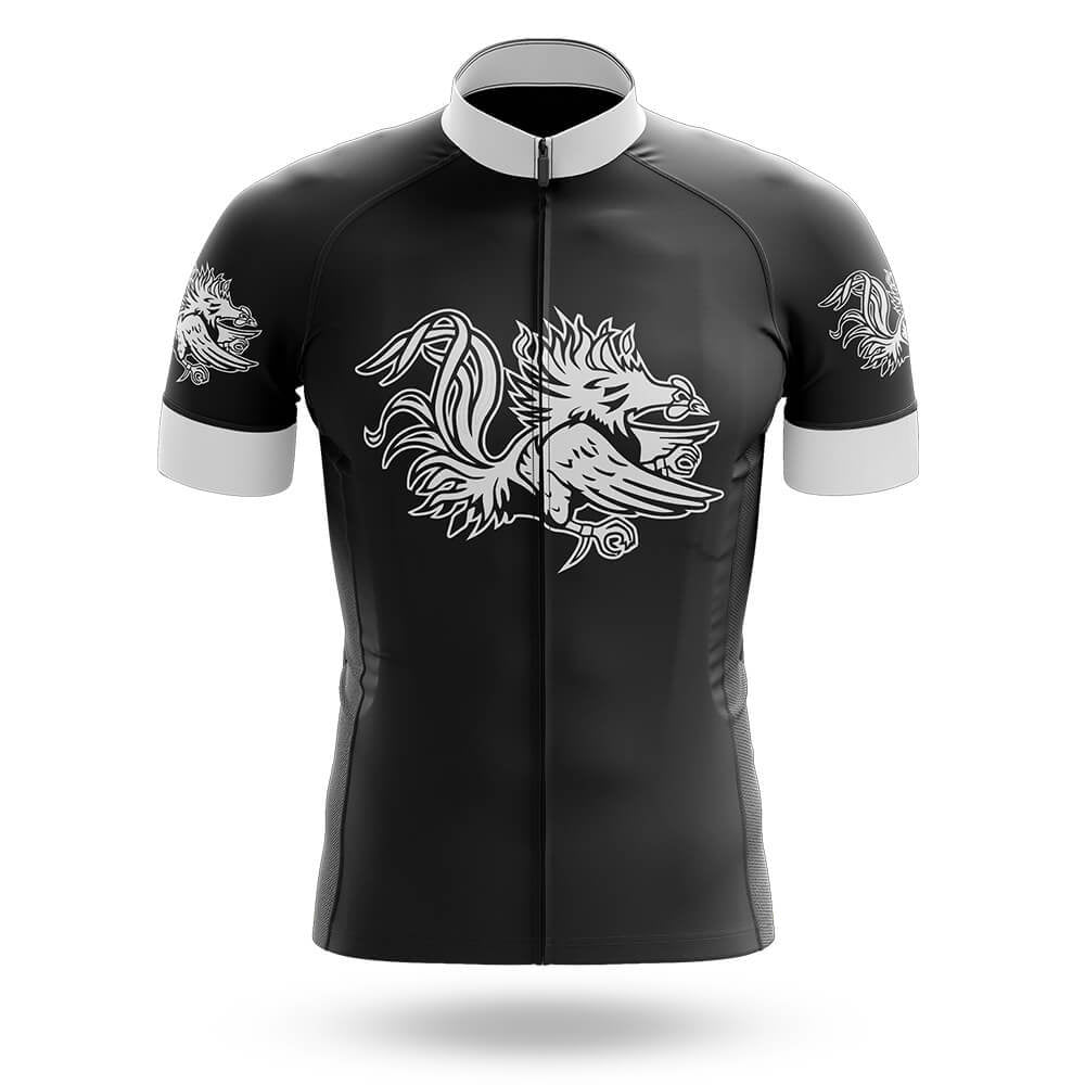 Gamecocks Black White Cycling Jersey For Men/Women