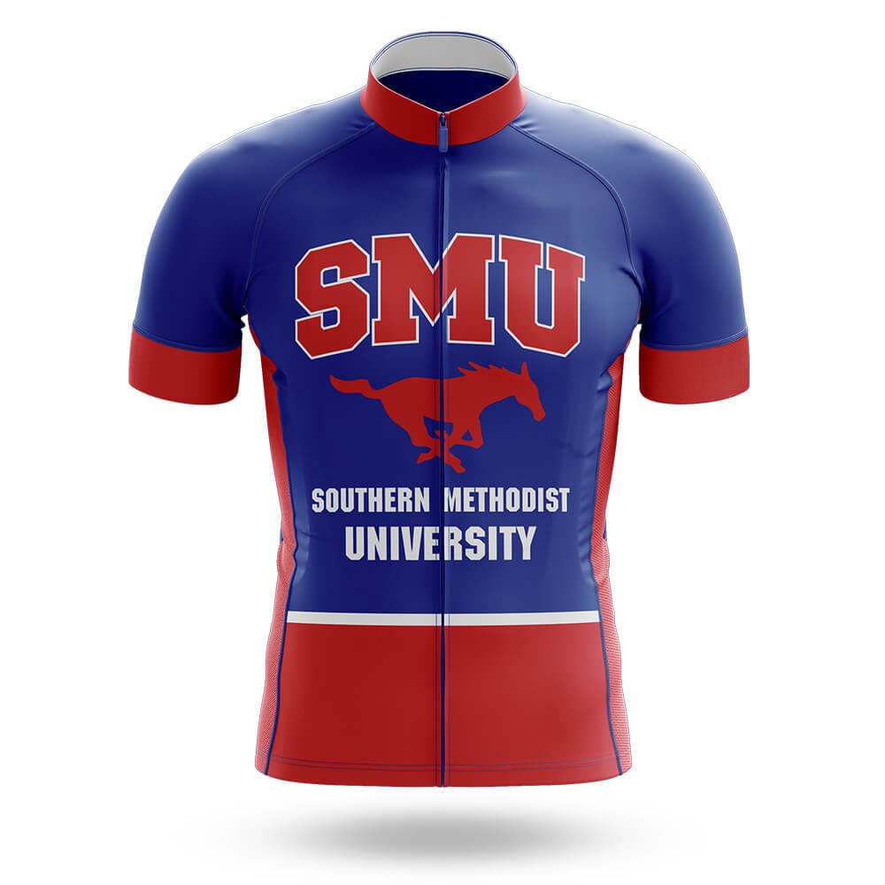 Southern Methodist Mustangs Cycling Jersey For Men/Women