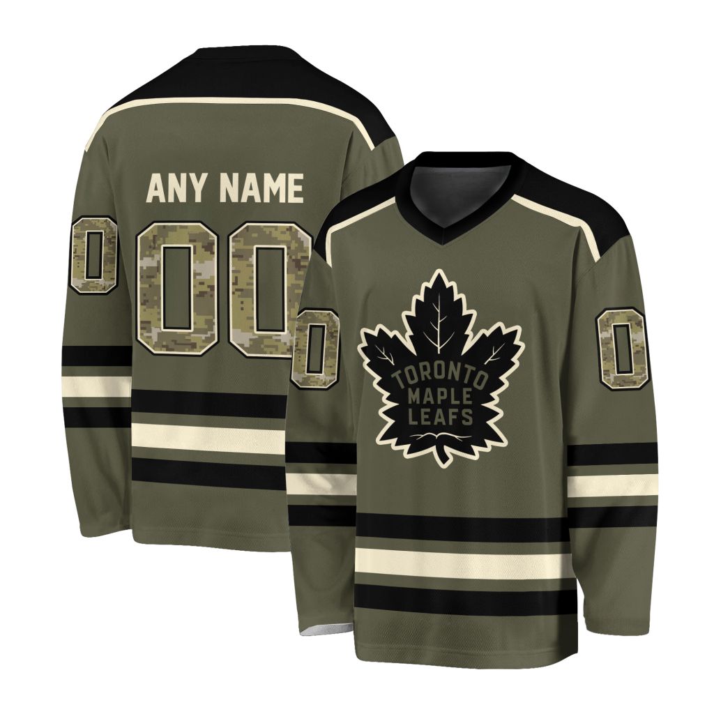 NHL Toronto Maple Leafs Special Camo V-neck Hockey Jersey