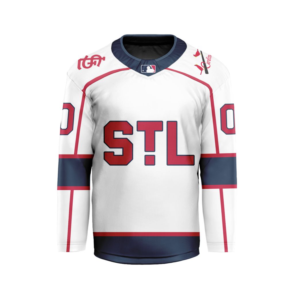 MLB St. Louis Cardinals Personalized Classic Style Hockey Jersey
