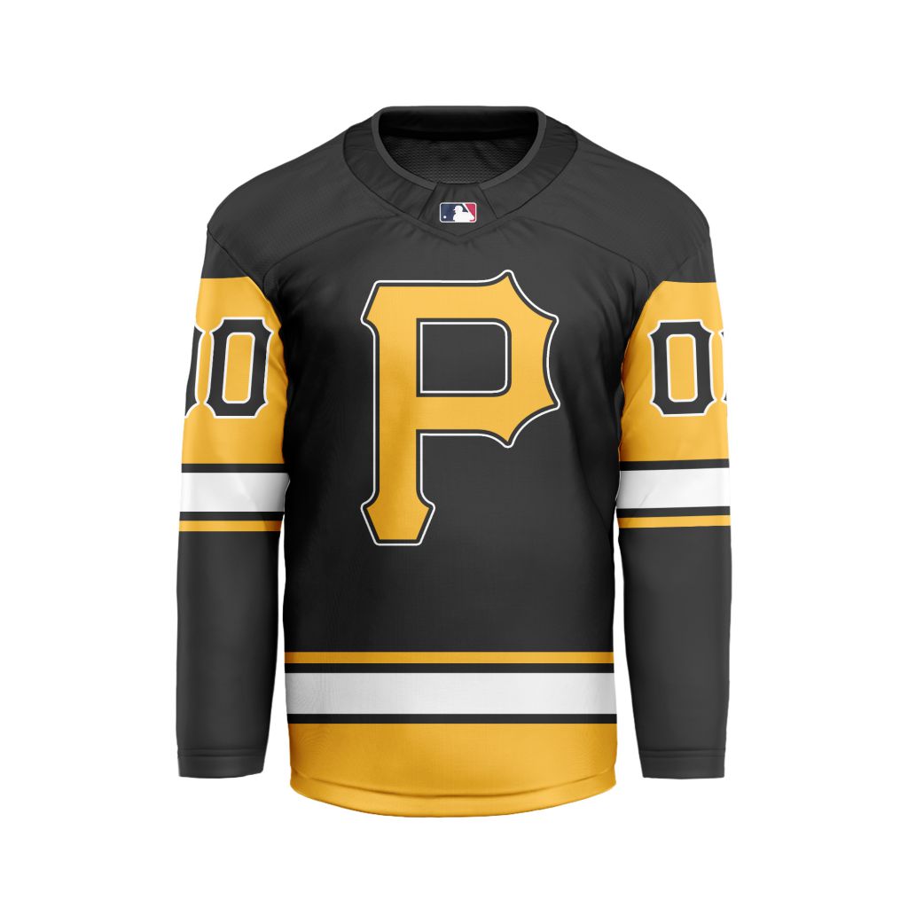 MLB Pittsburgh Pirates Personalized Home Style Hockey Jersey