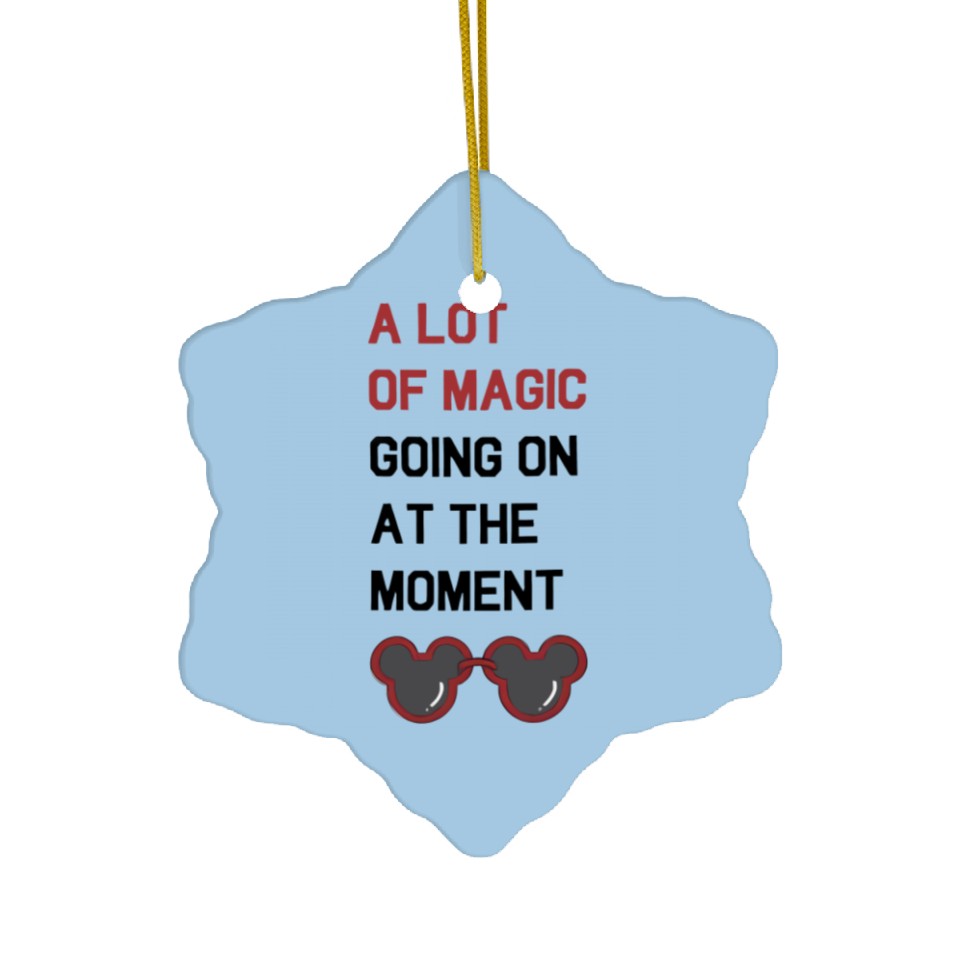 A Lot of Magic Going On at the Moment Ceramic Ornament, Red Album Taylor Ceramic Ornament, Eras Tour Ceramic Ornament