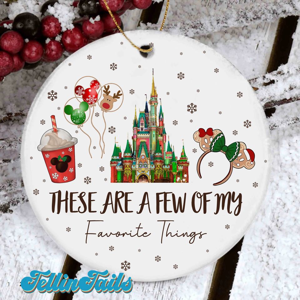 A few of my favorite things Christmas, Disney Christmas Castle Ornament