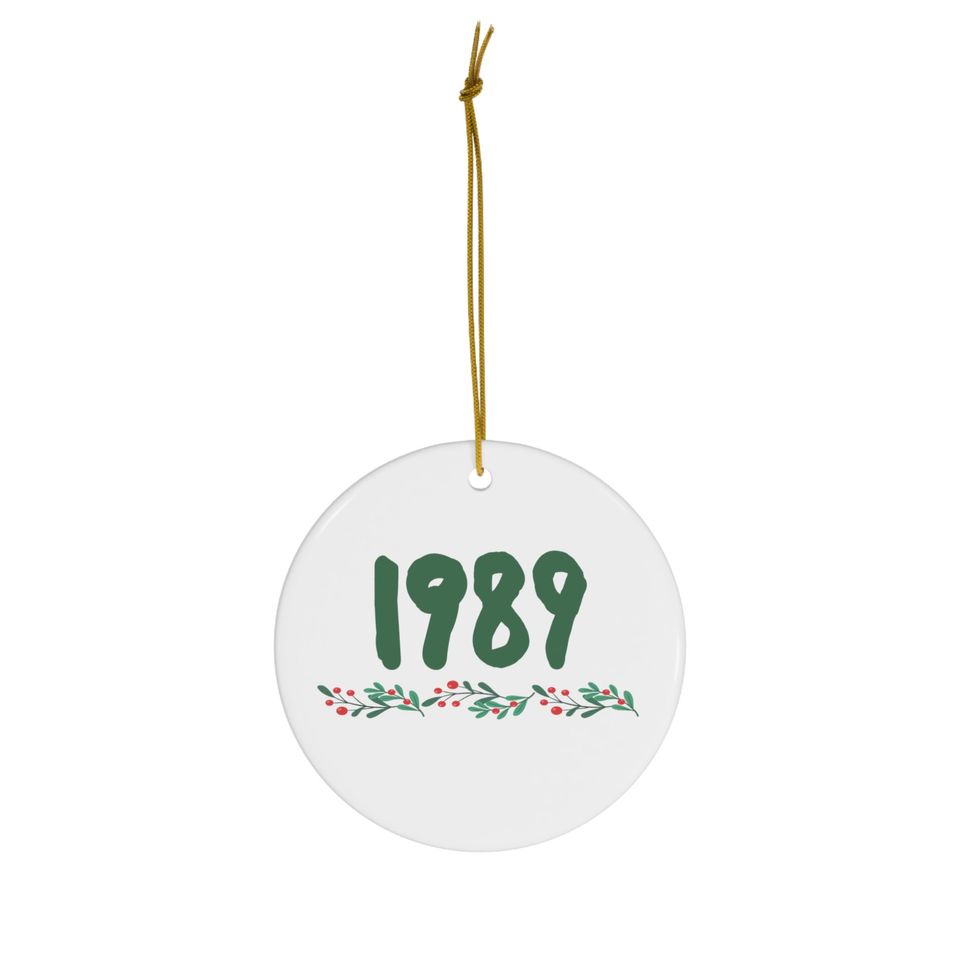 1989 Merry Swiftmas The Eras Tour Taylor Christmas Ornament