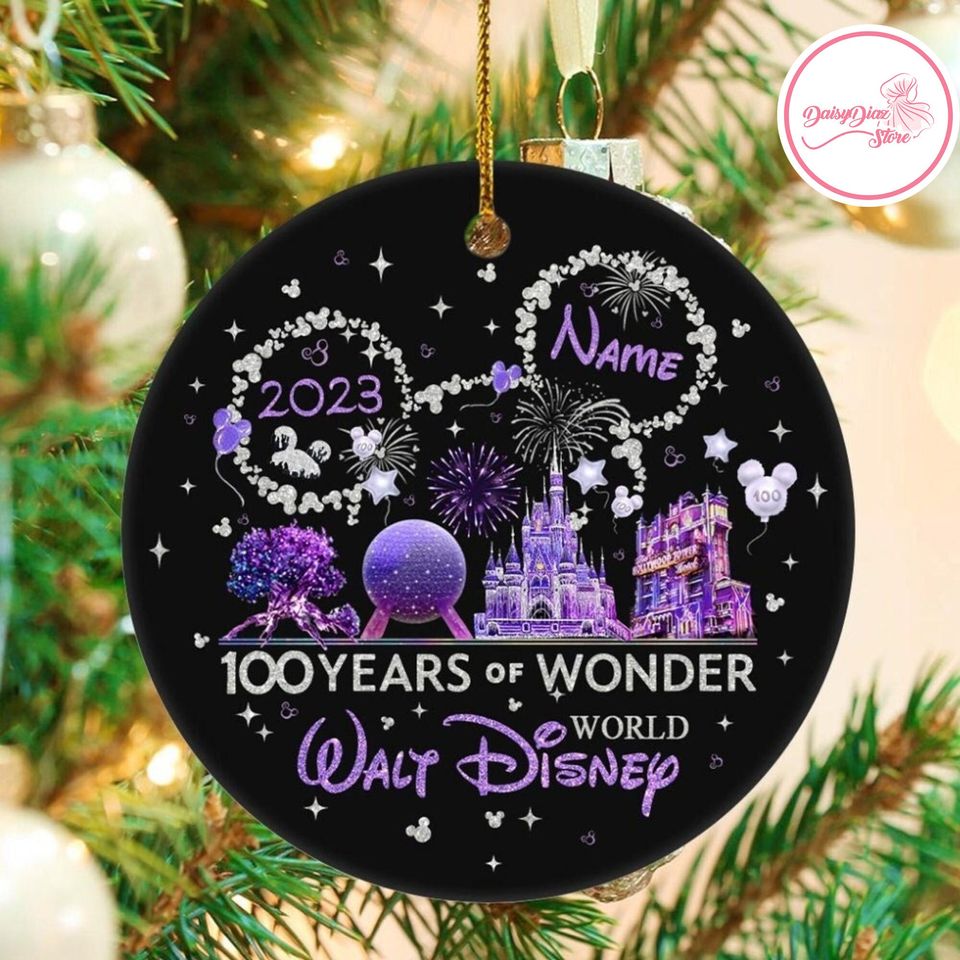 100th Anniversary Ornament, Disney 100th Years of Wonder Ornament
