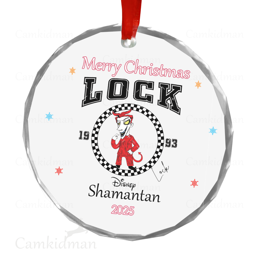 Personalized Name Bluey & Bingo Family Ceramic Ornament Glass Ornament 2025  Glass Christmas Tree Holiday Keepsake