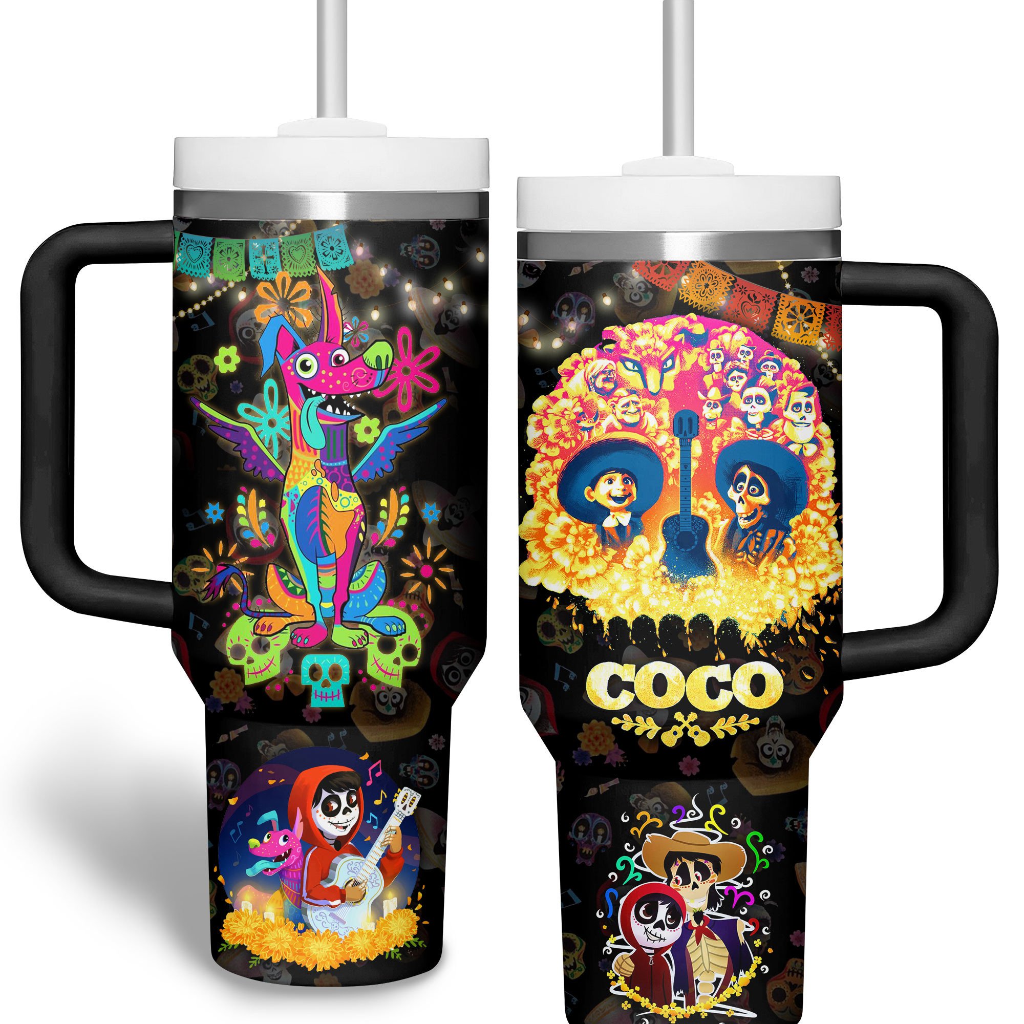 Coco Movies Custom Stanley Cup 40 oz Tumbler With Handle
