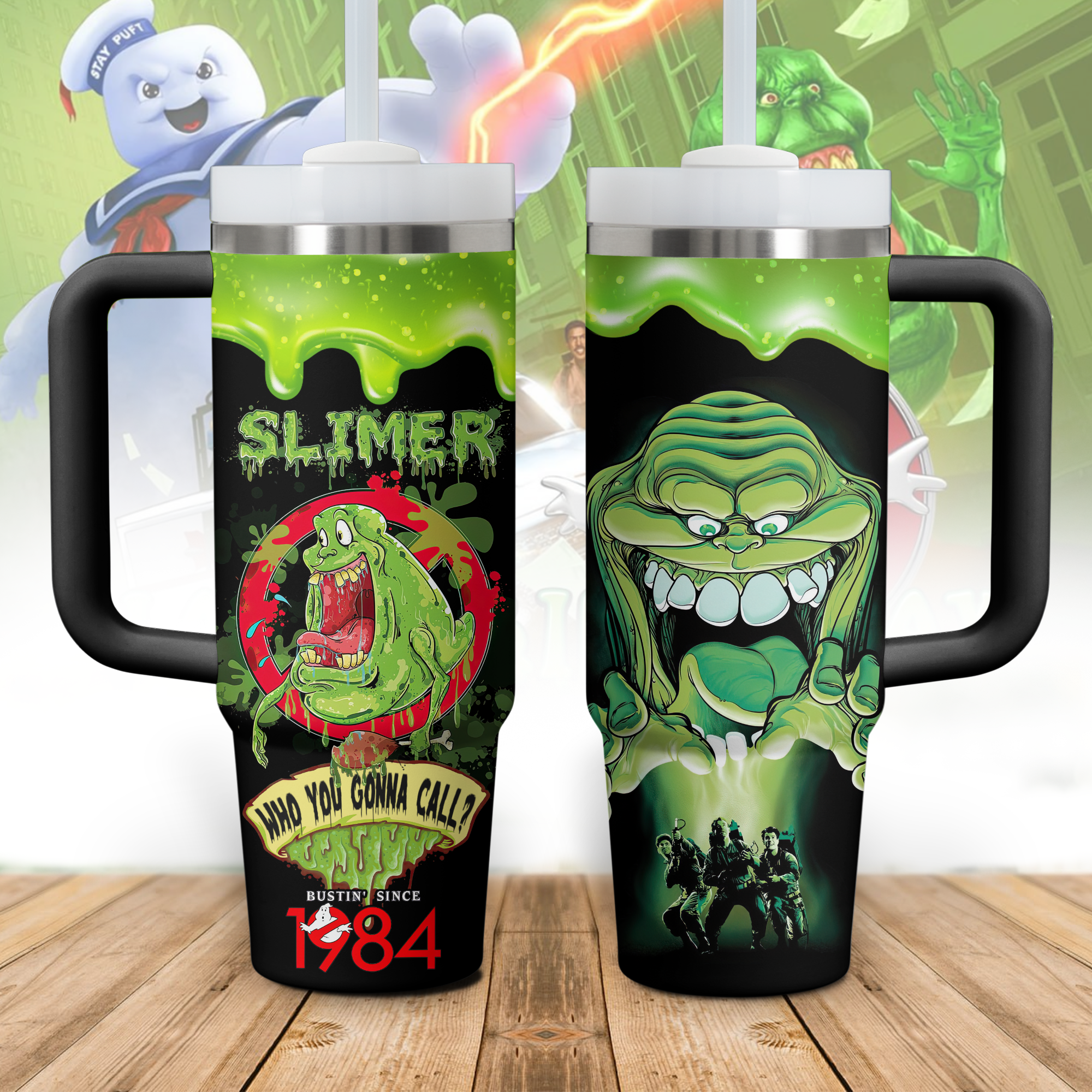 Ghostbusters Movies Custom Stanley Cup 40 oz Tumbler With Handle