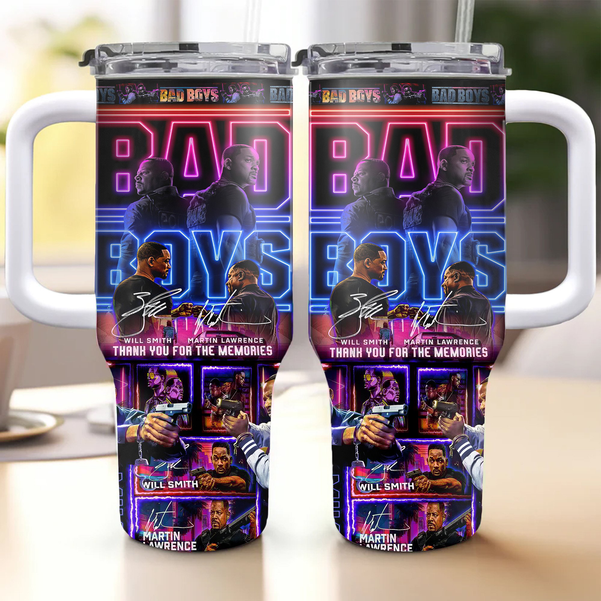 Bad Boys Movies Custom Stanley Cup 40 oz Tumbler With Handle