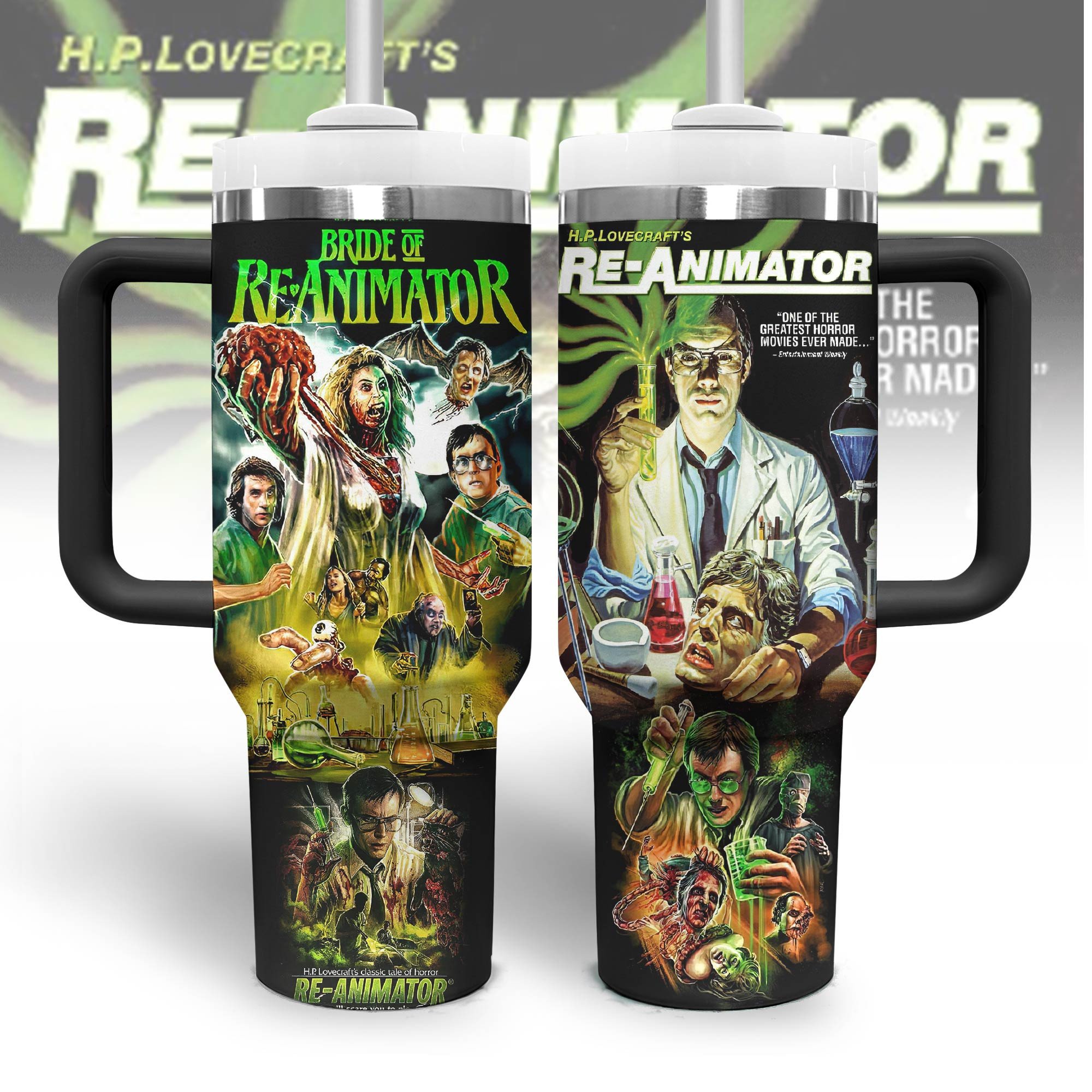 Bride of Re-Animator MoviesCustom Stanley Cup 40 oz Tumbler With Handle